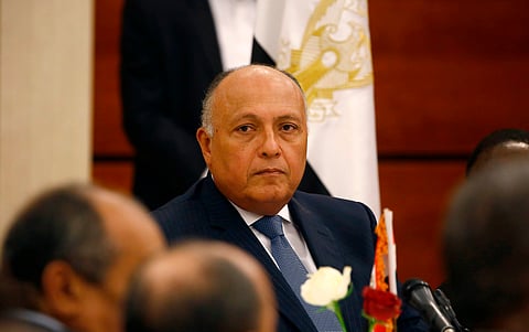 وزير الخارجية المصري سامح شكري