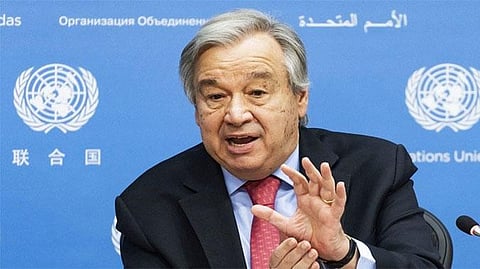 الأمين العام للأمم المتحدة أنطونيو جوتيريس