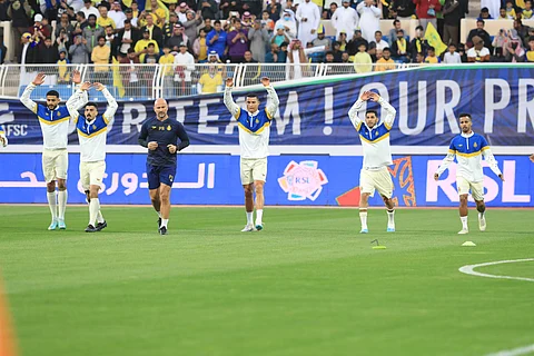 لاعبو نادي النصر