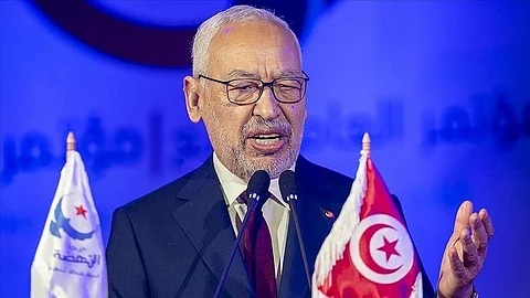 زعيم الحزب راشد الغنوشي