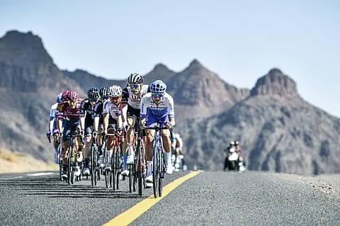 جانب من سباق طواف السعودية 2023