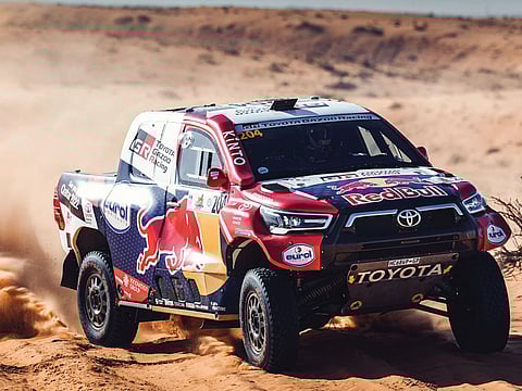 بفارق 12 ثانية .. "العطية" يتصدر المرحلة الاستعراضية لرالي حائل الدولي 2023 م