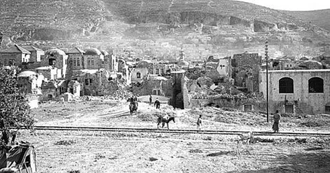 اثار زلزال نابلس عام 1927