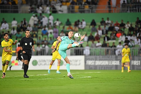 جانب من لقاء الأهلي والعروبة