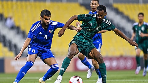 الأخضر الأولمبي يتعادل مع الكويت في البطولة الدولية الودية بالدوحة