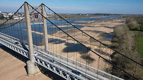 نهر لوار وحالة جفاف جزئية