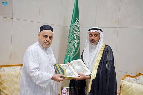 مفتي أذربيجان يزور مجمع طباعة المصحف الشريف بالمدينة المنورة ويستعرض اللقاء العلاقات الثنائية وسبل تطويرها