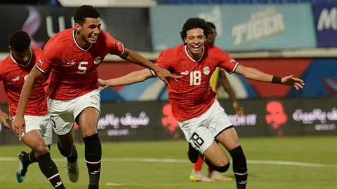 فرحة لاعبي منتخب مصر تحت 23 عامًا بالتأهل لأمم افريقيا