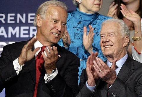 جو بايدن وجيمي كارتر