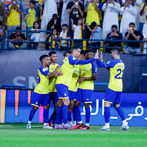 هدف "نجعي" النصر في مرمى أبها.. الأسرع في مسابقة كأس الملك