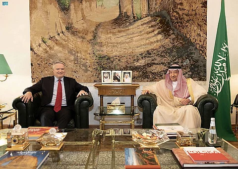 نائب وزير الخارجية المهندس وليد الخريجي والأمين العام لمنظمة التعاون الاقتصادي والتنمية ماتياس كورمان
