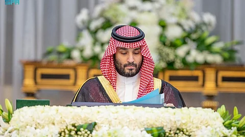 ولي العهد الأمير محمد بن سلمان خلال ترؤسه مجلس الوزراء
