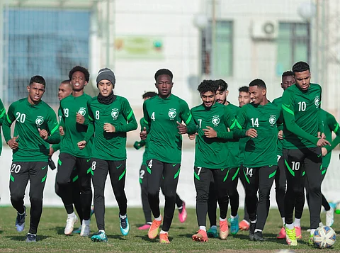 في كأس آسيا .. الأخضر الشاب يرفع استعداده لمواجهة قيرغيزستان