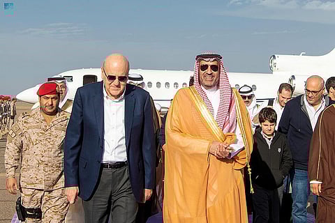 الأمير فيصل بن سلمان يستقبل رئيس الوزراء اللبناني نجيب ميقاتي