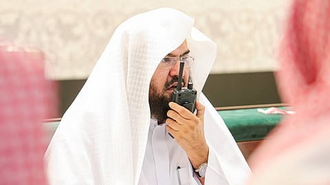 الرئيس العام لشؤون المسجد الحرام والمسجد النبوي الشيخ الحرمين عبدالرحمن السديس