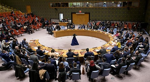 إحدى جلسات مجلس الأمن الدولي