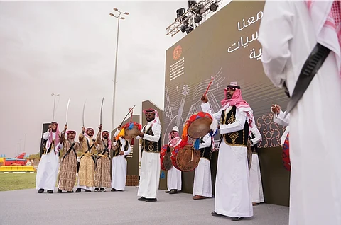 جانب من فعاليات العيد فرحة الذي تنظمه محمية الإمام تركي الملكية