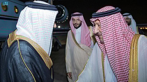 "الخريجي" يستقبل وزير الخارجية البحريني للمشاركة في الاجتماع التشاوري بين دول الخليج ومصر