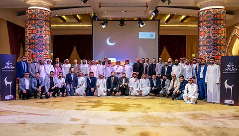 منسوبو دهانات الجزيرة خلال حفل الإفطار الرمضاني