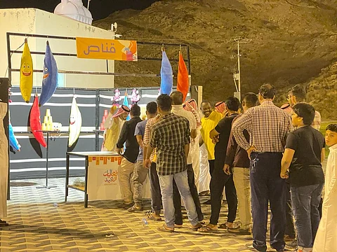عيدنا فرحة.. فعاليات منوعة بمنتزه الماء الحار بـ"غميقة" تجذب أهالي الليث