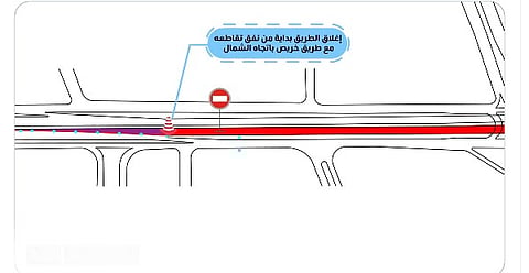 إغلاق طريق الجنادرية من تقاطعه مع "خريص" بالرياض لمدة 6 أيام