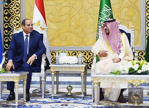 الرئيس المصري يصل جدة للمشاركة في القمة العربية 32
