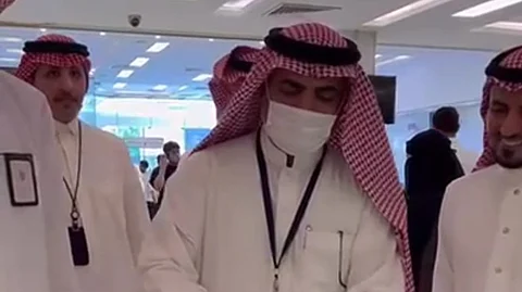 محمد باجبير خلال تدشينه فعالية اليوم العالمي لارتفاع ضغط الدم