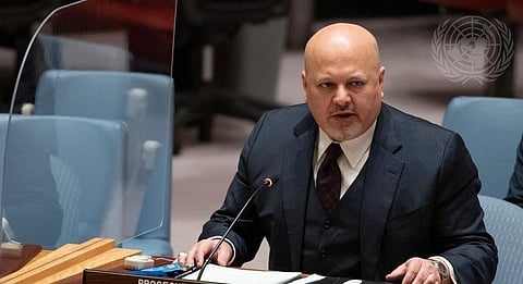 المدعي العام للمحكمة الجنائية الدولية كريم خان