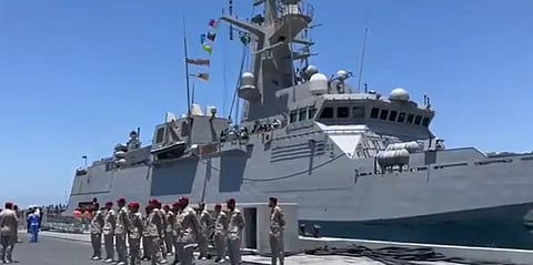 سفينة جلالة الملك "الجبيل" تصل إلى جدة من السودان