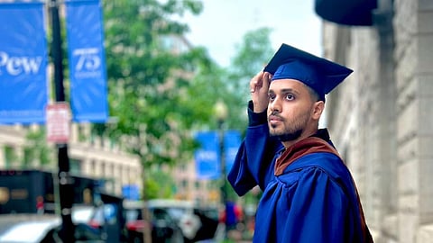 المبتعث من جامعة جازان الطالب أحمد القادري