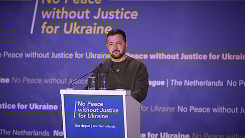 الرئيس الأوكراني فولوديمير زيلينسكي