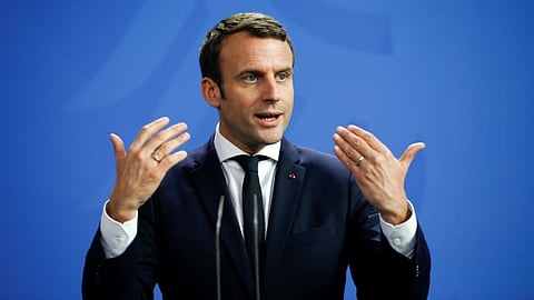 الرئيس الفرنسي إيمانويل ماكرون