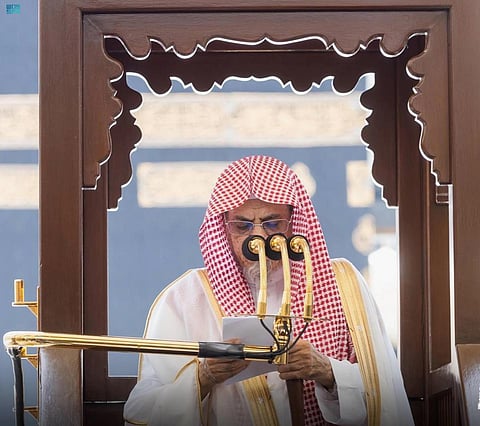 إمام وخطيب الحرم المكي الشريف صالح بن حميد