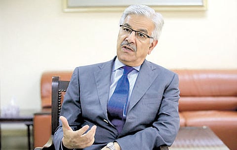 وزير الدفاع الباكستاني خواجة آصف