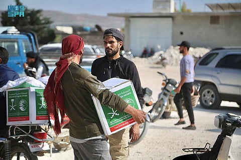 "إغاثي الملك سلمان" يوزّع 66 طنًا و83 كجم من السلال الغذائية بحلب