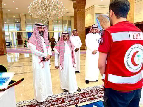 انطلاق فعاليات اليوم العالمي للهلال الأحمر السعودي بالباحة