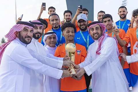 تتويج الفيحاء بكأس بطولة أندية المملكة لدرجة البراعم تحت 15 عاماً
