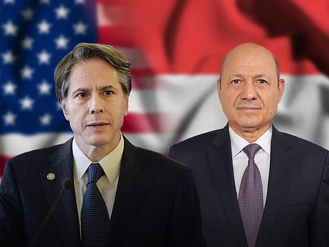 معربًا عن قلقه لـ"العليمي".. "بلينكن": الحوثيون يحولون بين اليمنيين والموارد