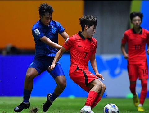 كوريا الجنوبية تبلغ نصف النهائي بكأس آسيا للناشئين على حساب تايلاند