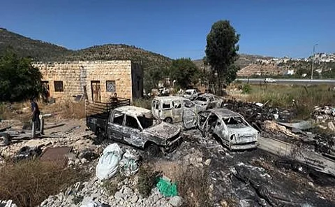 على مرأى ومسمع جيش الاحتلال.. مستوطنون يخربون بلدات فلسطينية في الضفة