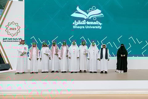 "السيف" يرعى حفل تكريم المتقاعدين والمتقاعدات بإدارة "جامعة شقراء"