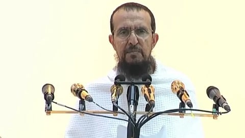 يوسف بن محمد بن سعيد في خطبة عرفة