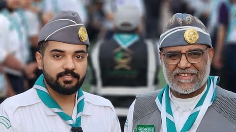 المواطن عبدالرحمن القنعير وابنه مفلح