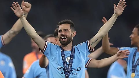 برناردو سيلفا لاعب مانشستر سيتي الإنجليزي