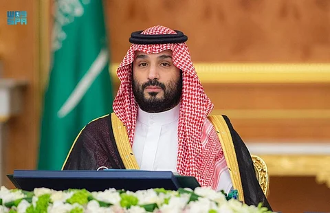 ولي العهد الأمير محمد بن سلمان خلال ترؤسه جلسة مجلس الوزراء