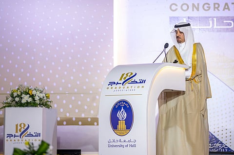 مهنئًا الخريجين.. رئيس جامعة حائل: 6 برامج دبلوم جديدة ترسم خريطة العام المقبل