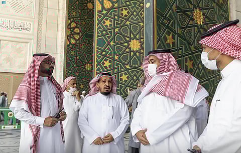 شاهد.. تفقد رسمي لجاهزية التوسعة السعودية الثالثة وأدوارها والساحات المحيطة