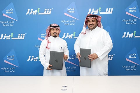 "ذيب لتأجير السيارات وشايزر لحلول الطاقة" توقّعان اتفاقية تعاون للاستفادة من محطات الشحن المتنقلة