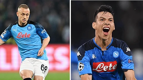 اللاعب ستانيسلاف لوبوتكا وهيرفينغ لوزانو