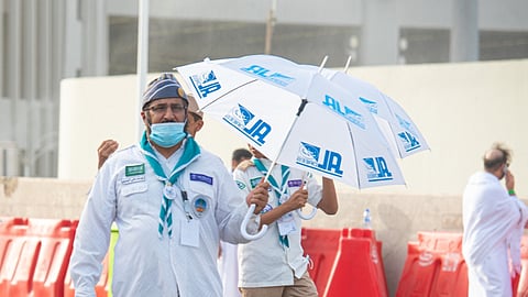 يوسف الوهيبي في مشعر منى